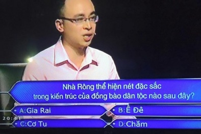 Chương trình 'Ai là triệu phú' lại gây tranh cãi
