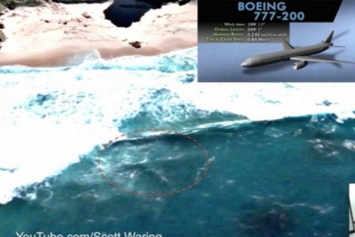 Đã tìm thấy máy bay MH370 ở mũi Hảo Vọng bằng Google Map?
