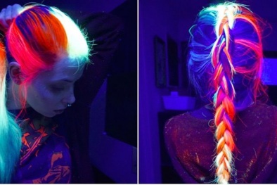 Lở loét, mù tạm thời vì mốt nhuộm tóc phát quang sành điệu