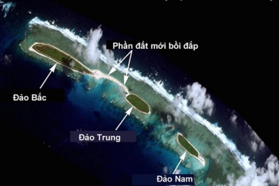 Ảnh vệ tinh vạch rõ toan tính hiểm độc mới của Trung Quốc ở Biển Đông