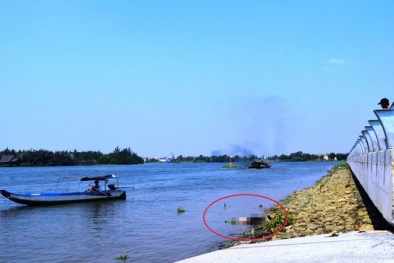 Dấu vết còn sót lại từ thi thể bí ẩn nổi lập lờ trên sông Sài Gòn