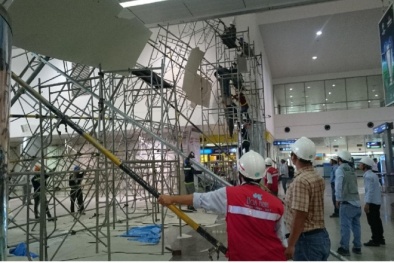 Chủ đầu tư hé lộ nguyên nhân sập giàn giáo ở sân bay Tân Sơn Nhất
