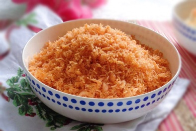 Cách làm ruốc tôm bông mịn cho bé yêu