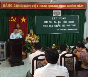 Kiên Giang: 70% UBND cấp xã áp dụng ISO vào năm 2020