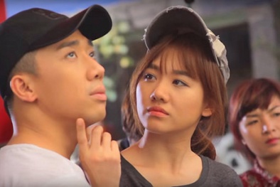 Trấn Thành phớt lờ Hari Won trên phim trường ‘Bệnh viện ma’
