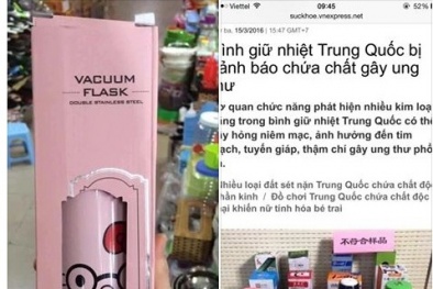 Mẹ bỉm sữa đồng loạt tẩy chay bình giữ nhiệt Trung Quốc