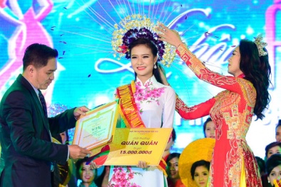 Vẻ đẹp ‘hút hồn’ của quán quân Duyên dáng áo dài 2016 