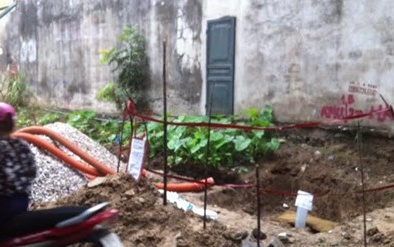 Phát hiện một quả đạn pháo ngay trong khu phố đông đúc