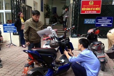 Từ 1/7/2016, phạt nặng nếu xe máy điện không đăng kí