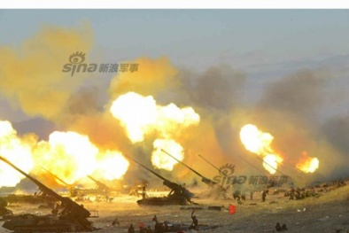 Triều Tiên bắn pháo dọa dìm Hàn Quốc trong biển lửa và tro tàn 