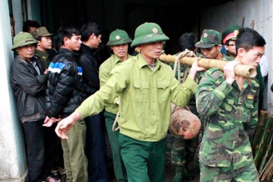 Từ bỏ ý định cưa 3 quả bom lấy phế liệu sau vụ nổ Văn Phú kinh hoàng