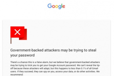 Cảnh báo mới của Google với tài khoản Gmail
