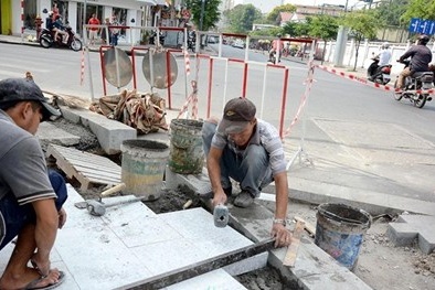 Dành 1.000 tỉ 'làm đẹp' cho vỉa hè trung tâm Tp. HCM