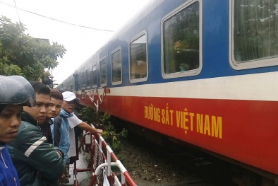 Lái tàu tuyệt vọng thắng gấp vẫn không cứu được thanh niên tự sát