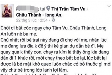 Lời trần tình của cô giáo 'dựng chuyện' học sinh bị bắt cóc trên Facebook