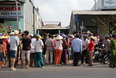 Phát hiện thi thể người phụ nữ đầu cắm vào xô nước trong phòng trọ