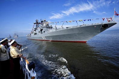Hạm đội Thái Bình Dương của Nga lần đầu tham gia tập trận trên Biển Đông