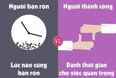 Sự khác biệt giữa người bận rộn và người thành công