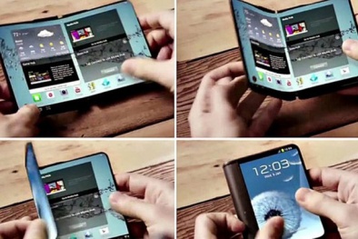 Samsung sẽ tung ra smartphone màn hình uốn dẻo, gập lại được
