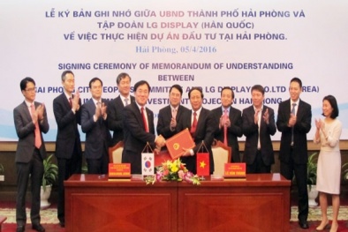 LG đầu tư 1,5 tỷ USD xây nhà máy tại Hải Phòng