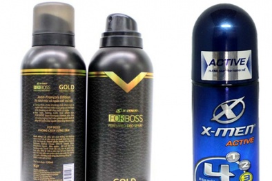 X-Men xịt khử mùi nhãn mác không chuẩn, bị phạt 30 triệu đồng