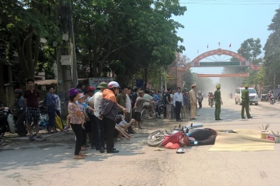 Rơi nước mắt nhìn xe tải chèn chết 2 mẹ con rồi tháo chạy