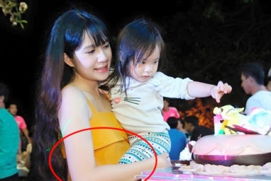 Bà xã Lý Hải đã mang bầu bé thứ 4 được 5 tháng