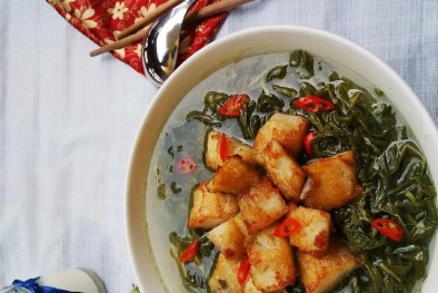 Ngon lạ với món canh rau sắn nấu cá 'ăn là nghiện' của người Phú Thọ