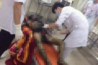 Lửa ngùn ngụt trên người 2 vợ chồng, chồng chết, vợ bị thương nặng