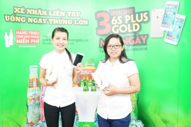 Hy hữu đôi bạn thân chung phòng trọ cùng trúng thưởng iPhone 6 Plus Gold trong một ngày