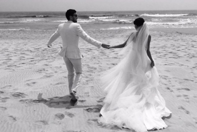 Khoe ảnh cưới đẹp như mơ, Hà Anh 'gây bão' cư dân mạng