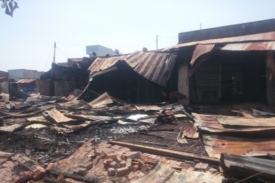 Cháy lớn ở chợ cũ Tân Hội: Bất lực nhìn ‘bà Hỏa’ cướp trắng 40 ki ốt