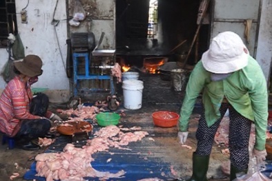 Đồng Nai: Lò chế biến mỡ bẩn trong khu dân cư nhiều năm