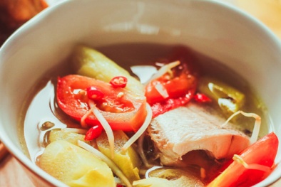 Giải nhiệt ngày nóng với canh chua cá lóc thơm ngon hấp dẫn