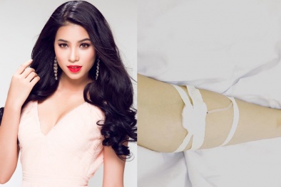 Hoa Hậu Phạm Hương nhập viện do 'bệnh cũ tái phát'