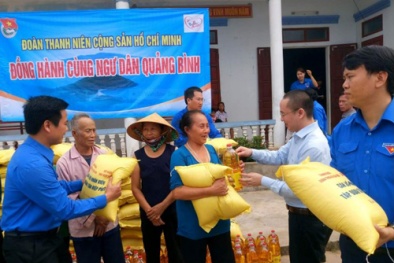 Tân Hiệp Phát tặng gạo, dầu ăn cho ngư dân hai tỉnh Quảng Bình, Hà Tĩnh