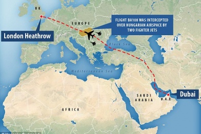 Tại sao Hungary cử chiến đấu cơ áp sát máy bay Anh?