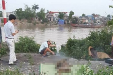 Nam Định: Bí ẩn thi thể nam giới không nguyên vẹn nổi trên sông