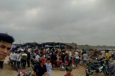 Tin mới nhất về tìm kiếm 3 nam sinh mất tích tại bãi biển Hải Hậu