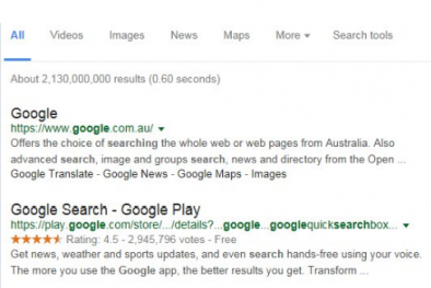 Trang kết quả tìm kiếm của Google sắp 'thay áo mới'?