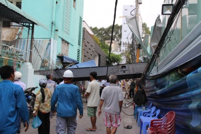 Run rẩy kể lại thời khắc kinh hoàng cần cẩu gãy đôi đè lên trường mầm non