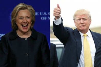 Tỷ lệ ủng hộ Donald Trump ngang ngửa Hillary Clinton
