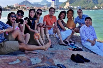 Dàn đại, thiếu gia, tiểu thư toàn người đẹp bên nhà chồng giàu sụ của Hà Tăng