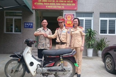 Không thể tin nhận lại được chiếc xe mất cắp cách đây 14 năm