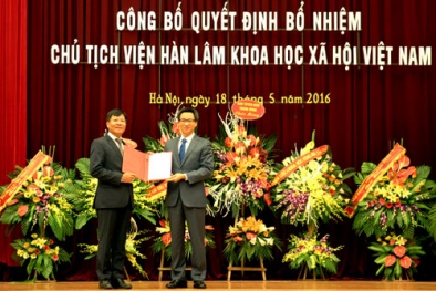 Ông Nguyễn Quang Thuấn giữ chức Chủ tịch Viện hàn lâm Khoa học Xã hội VN
