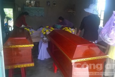 Khóc hết nước mắt bên thi thể 3 con cùng chết đuối dưới ao sâu lạnh lẽo