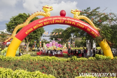 Những hình ảnh ấn tượng tại lễ hội Phật Đản Vũng Tàu 2016