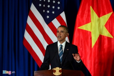 Tổng thống Obama: Mỹ gỡ bỏ hoàn toàn lệnh cấm vận vũ khí với Việt Nam