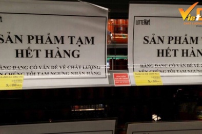  Siêu thị Lotte ‘cấm cửa' C2, Rồng đỏ đồng loạt trên toàn quốc