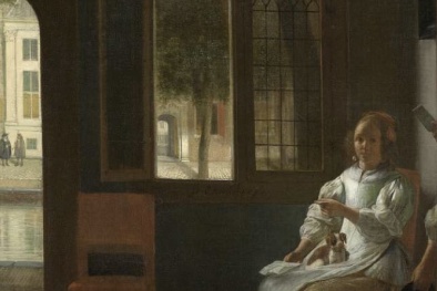 CEO Tim Cook hài hước: 'Tôi thấy iPhone trong một bức tranh 350 năm tuổi'